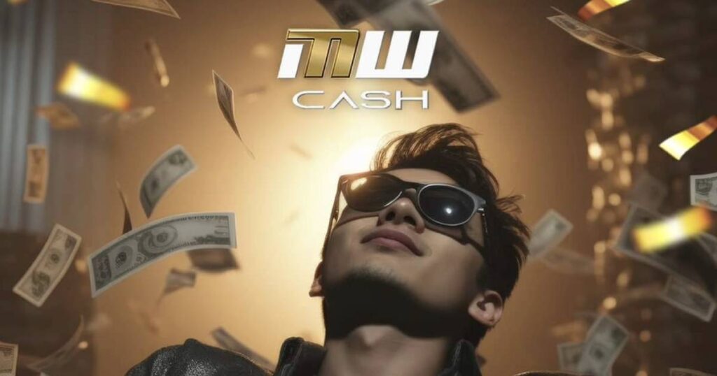 Promotional sub banner for MWCASH games and VIP rewards